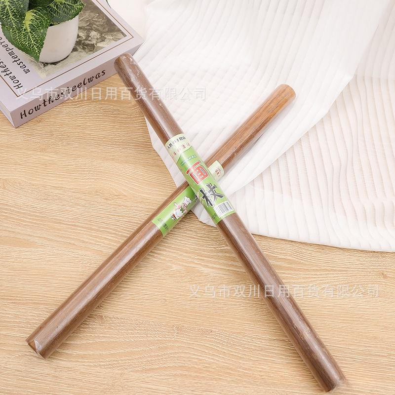 50CM Sunken Wood Rolling Pin Weighted Solid Wood Rolling Pin Household Rolling Pin Dumpling Skin Stick Noodle Stick Spot Wholesale