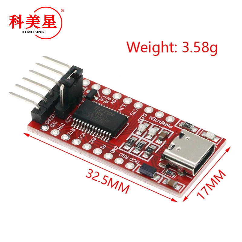 USB to TTL support 3.3V 5V FT232RL module download line mini interface