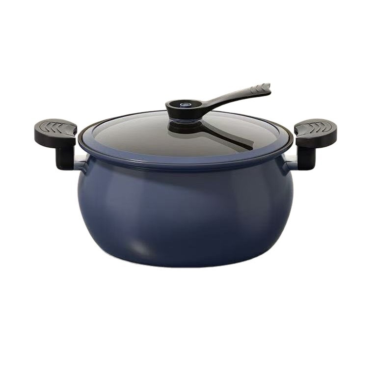 Fatman Brand Micro-Pressure Cooker, Multifunctional Pressure Cooker for Home Use, Stew Pot, Suitable for Gas and Induction Cookers, Soup Pot, Braising Pot, 8L Soup Pot