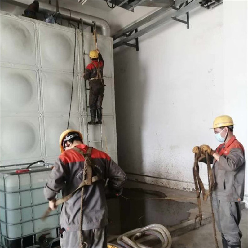 Компания по очистке баков чистой воды для химических заводов, очиститель для баков, химическая очистка из нержавеющей стали, биозаражение