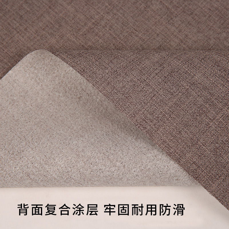 Solid color slub linen fabric sofa fabric cotton linen pillow fabric soft bag background cloth imitation linen fabric wholesale
