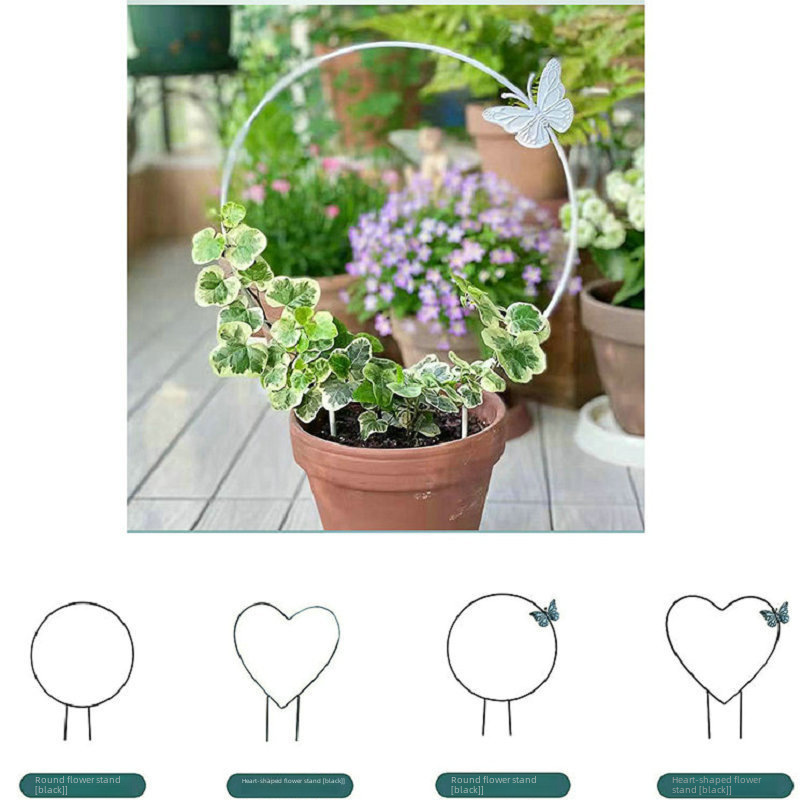 Cross-border Supply Horticultural Bracket Climbing Vine Plant Rack Plant Climbing Rack Green Plant Support Rack Potted Flower Rack
