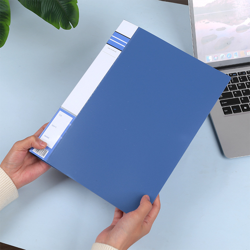 A4 Document Storage Folder dark blue Folder Powerful Folder Binder Folder Document Storage Folder