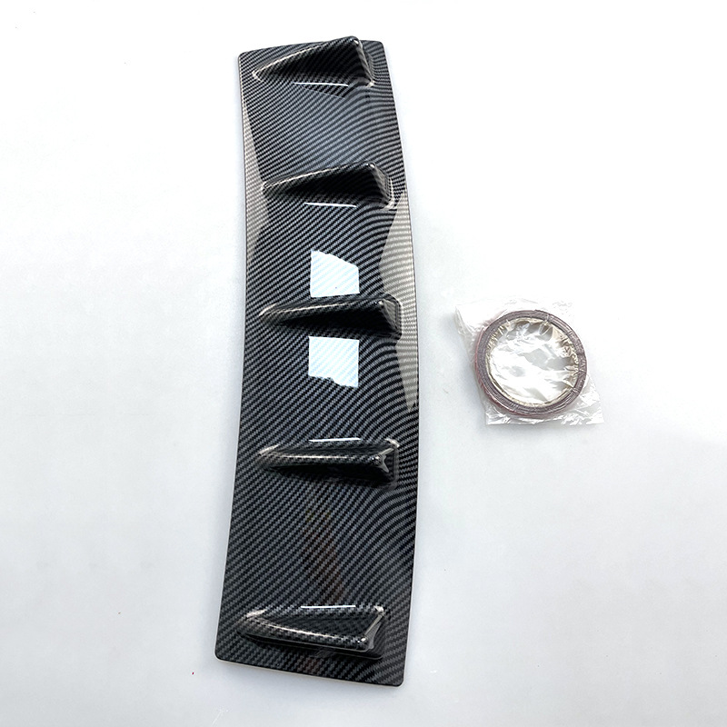 Automobile universal rear bumper shark fin rear spoiler shark fin chassis deflector carbon fiber deflector