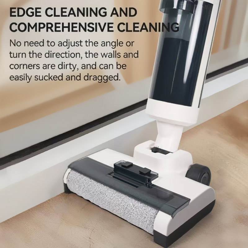 Cross-Border Wireless Floor Scrubber Household Electric Voice Electrolytic Water Suction and Mopping All-In-One Machine Self-Cleaning Smart Mopping Machine