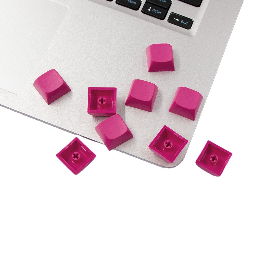 Xda Keycaps Multi-Color 1U Mechanical Keycaps White Pink Red Transparent Black Mx Cross Cherry Berry Red