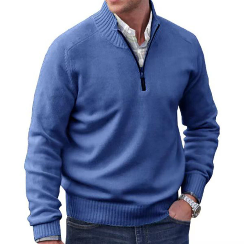 Cross-Border Exclusive Supply 2024Amazon Independent Station Export Men's Popular Sweater Base Men's Warm Sweater in Stock