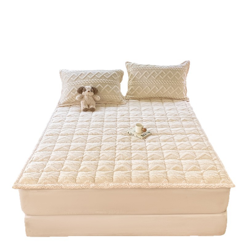 Class a Milk Velvet Mattress Thickeneded Student Dormitory Mattress Cushion Winter Single Thin Cushion Soft Cushion Coral Velvet Cushion Quilt 3