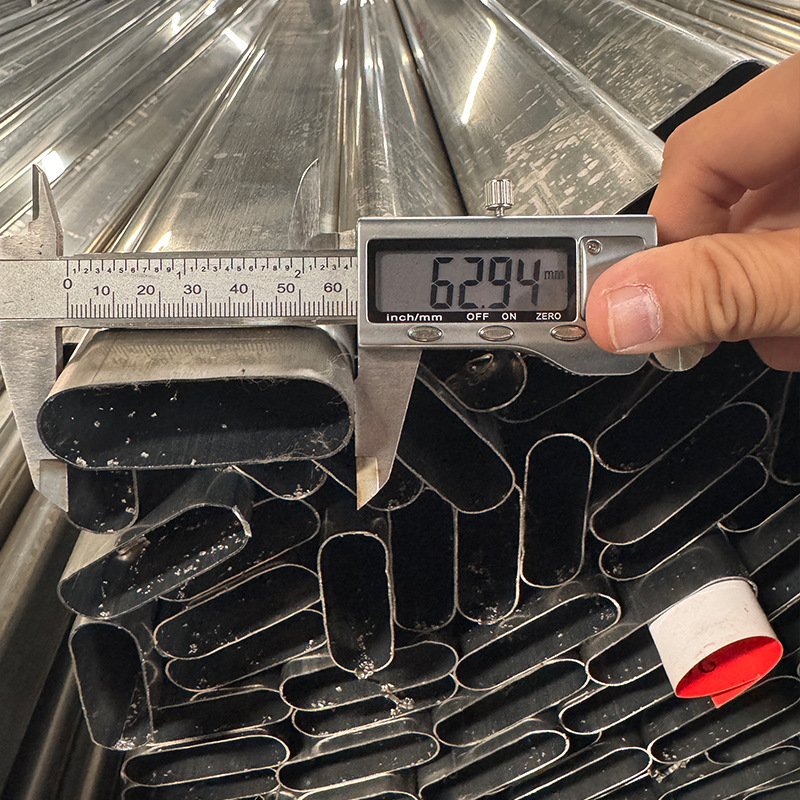 Manufacturer Customizes 304 Stainless Steel Flat Oval Tubes and Stainless Steel Tubes, and 304 Stainless Steel Rectangular Tubes for Stair Handrails