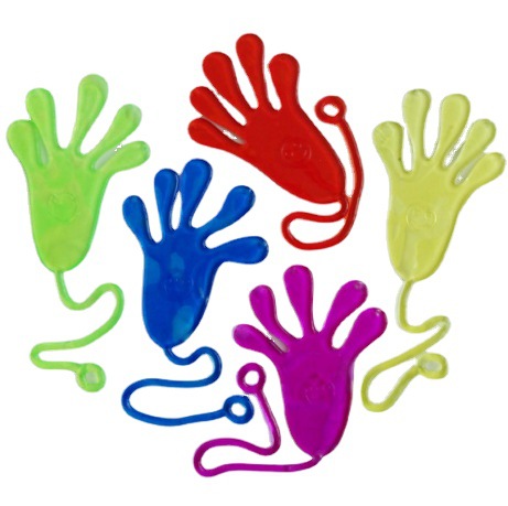 Elastic Smiling Face Sticky Palm Sticky Palm Climbing Wall Vent Sticky Big Creative Trick Small Hand Trick