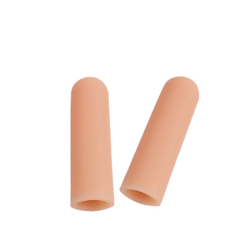 Silicone Finger Cover Non-slip Water Wear-resistant Moisturizing Cover Finger Protector Men's and Women's Finger Headgear Elastic Cover Protective Cover