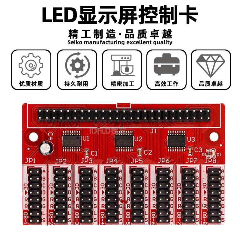 Rolling Digital Billboard Indoor Monochrome led Display Control Card Adapter Board 10 Sets HUB08-256 Interface