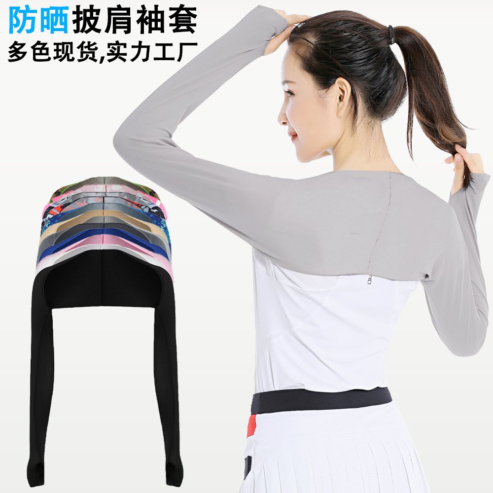 Шарф-рукава для гольфа из ледяного шелка, защита от солнца, рукава для активного отдыха, спортивные рукава для мужчин и женщин, впитывающие пот