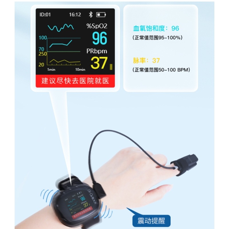 Oxygen Doctor Blood Oxygen Pulse Sleep Monitor Apnea Syndrome Sleep Monitoring Hospital Sleep Apnea