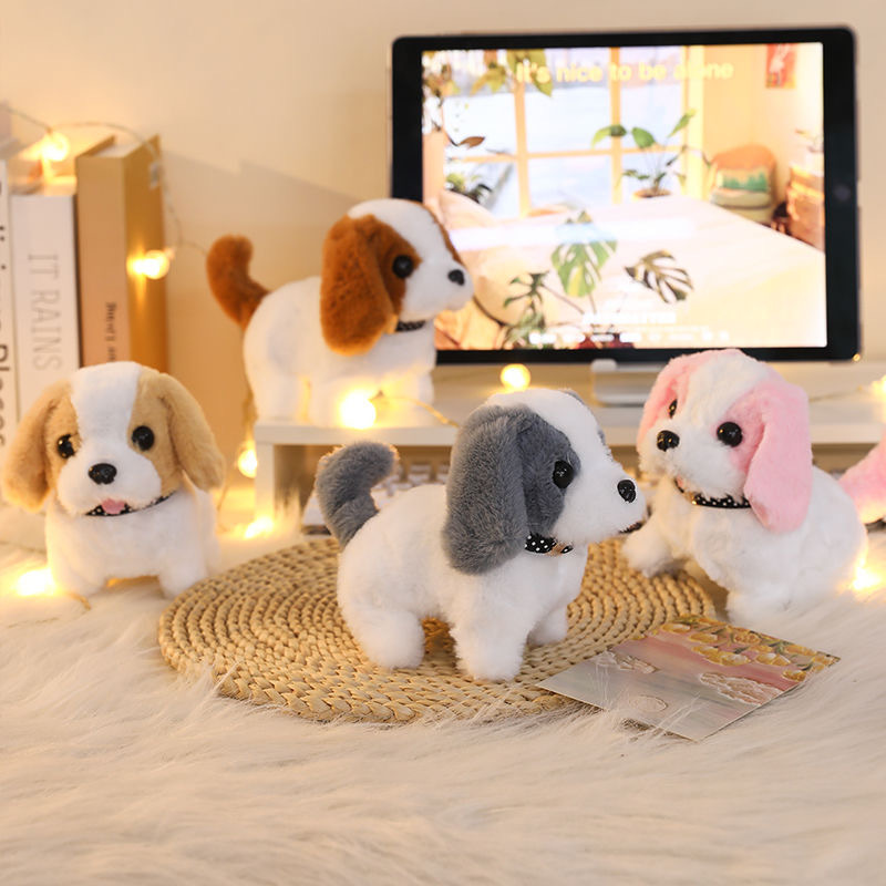 Customized Plush Electric Dog Cute Toy That Can Run, Bark, Nod, Wag Its Tail, and Relieve Stress
