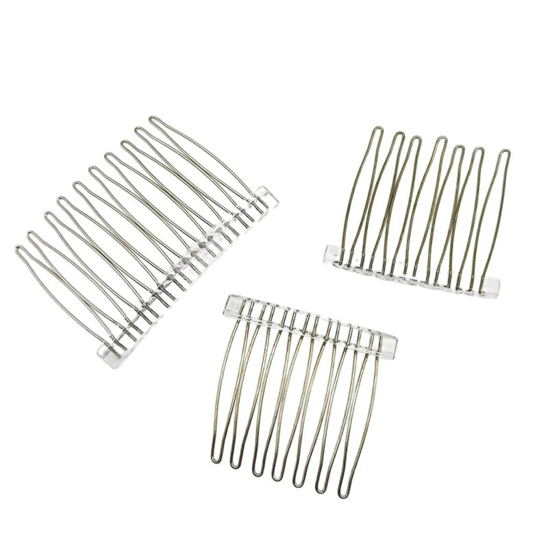 Korean Style Bride 7-Tooth 10-Tooth Stainless Steel Hair Accessories Hair Comb Insert Comb Hair Insert Bangs Comb Hair Accessories Wholesale