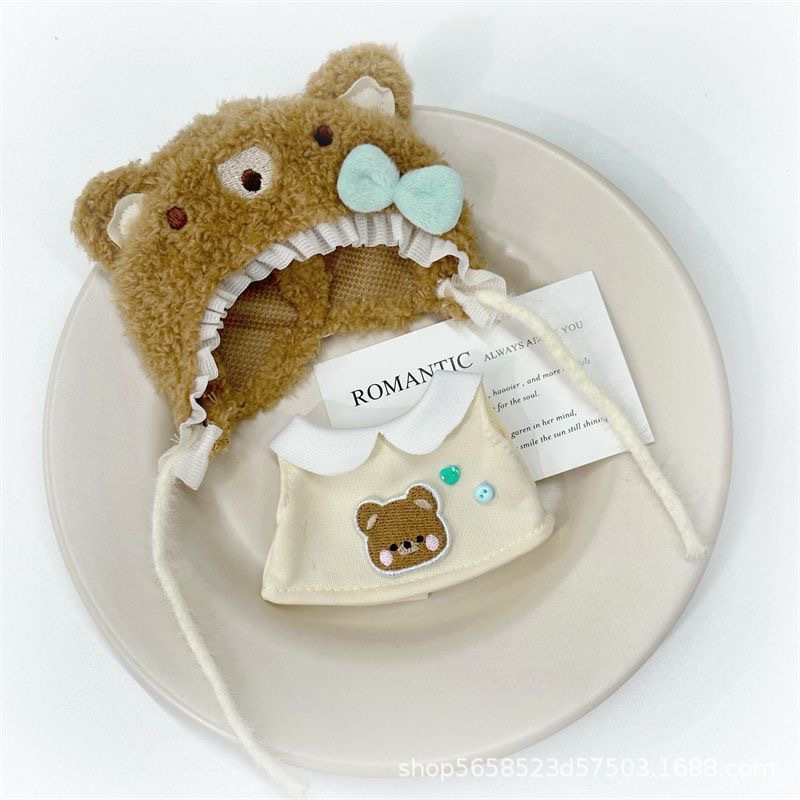 10cm Baby Style New Baby Clothes "Snoring Serenade" Cute Cartoon Cotton Doll Dress-Up Clothes in Stock