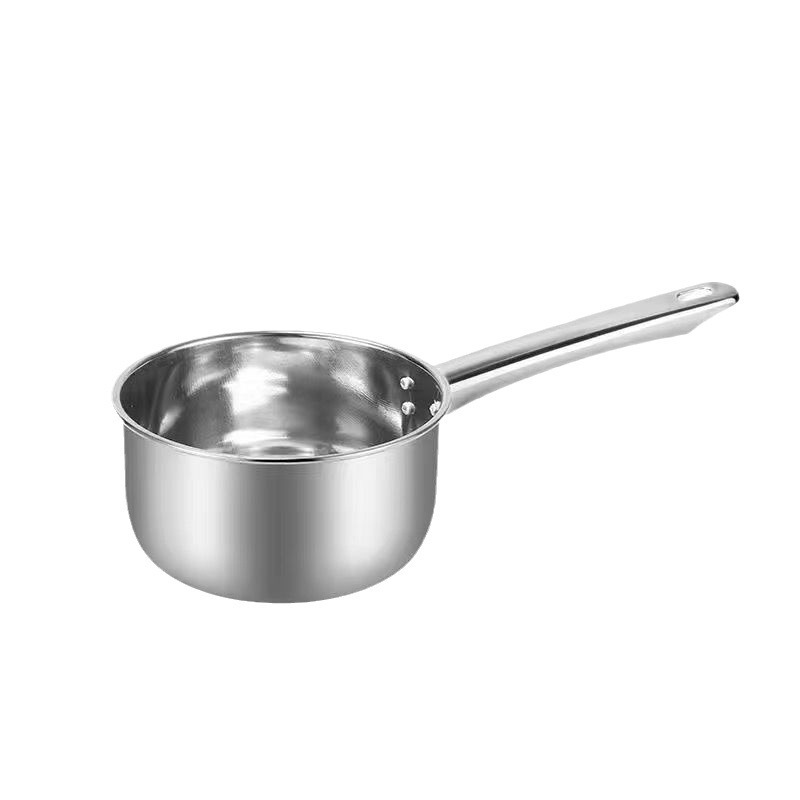 Stainless Steel Thickened Water Ladle Household Food Grade Kitchen Multi-Functional Water Ladle Long Handle Flat Bottom Stainless Steel Ladle