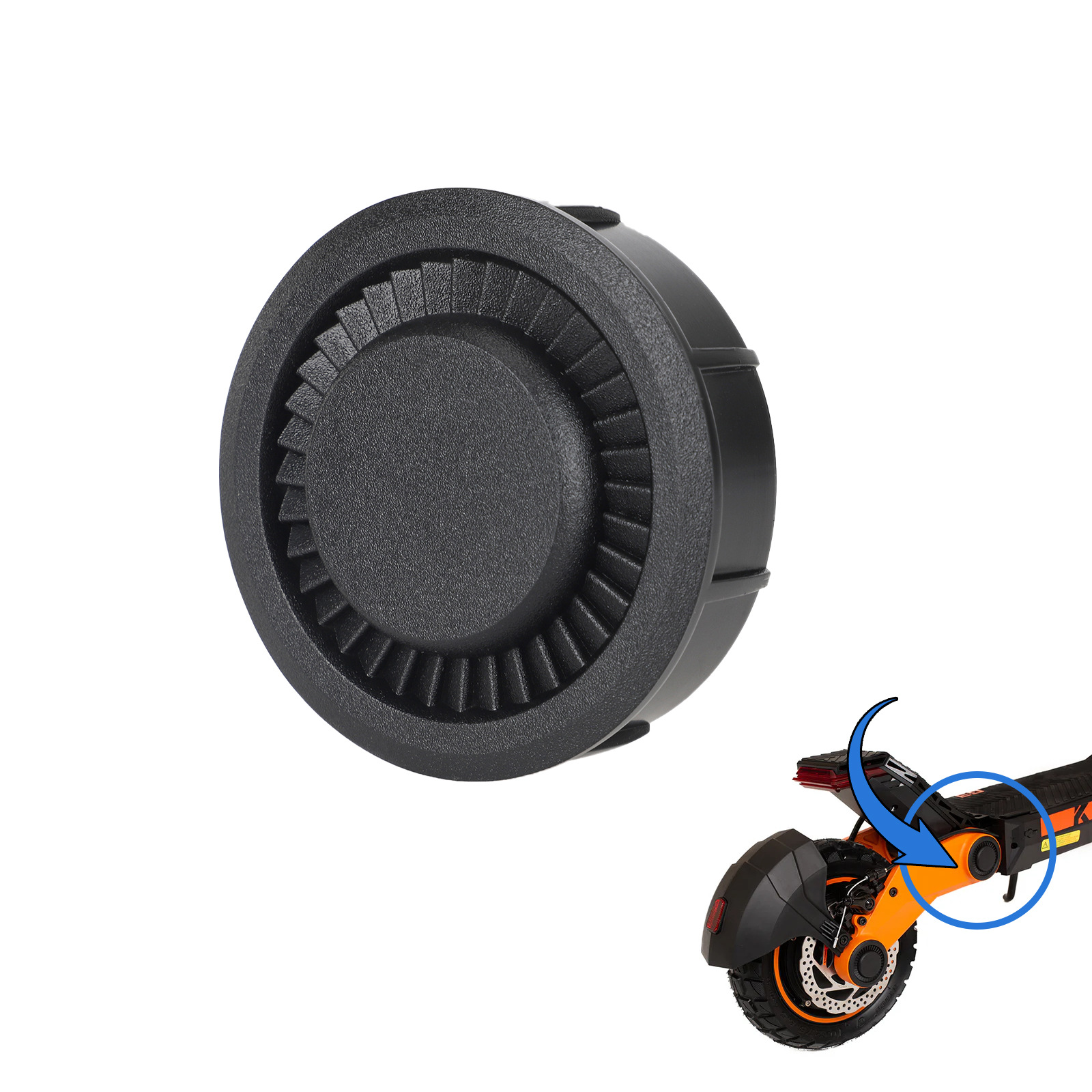 Пластиковый защитный корпус амортизирующей руки для электрического скутера Kukirin G3, водонепроницаемый