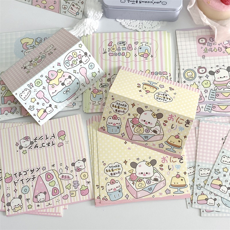 Original Cute Folding Big Card Head Love Bean Small Card Packaging Material Star-chasing Jewelry Gift Card Packaging Card