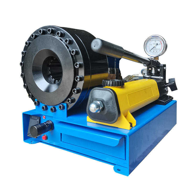 Ручная гидравлическая машина для сжатия труб, машина для захвата высоконапорных масляных труб, небольшая портативная машина для резинок, пресс для труб автомобиля