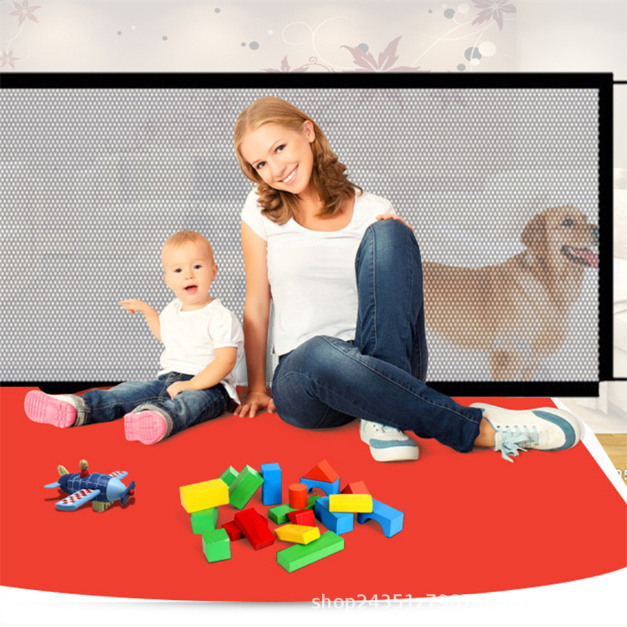 Cross-border Pet Isolation Guardrail Punch-free Cat Dog Barrier Fence Indoor and Outdoor Safety Guarding Chicken and Duck Net