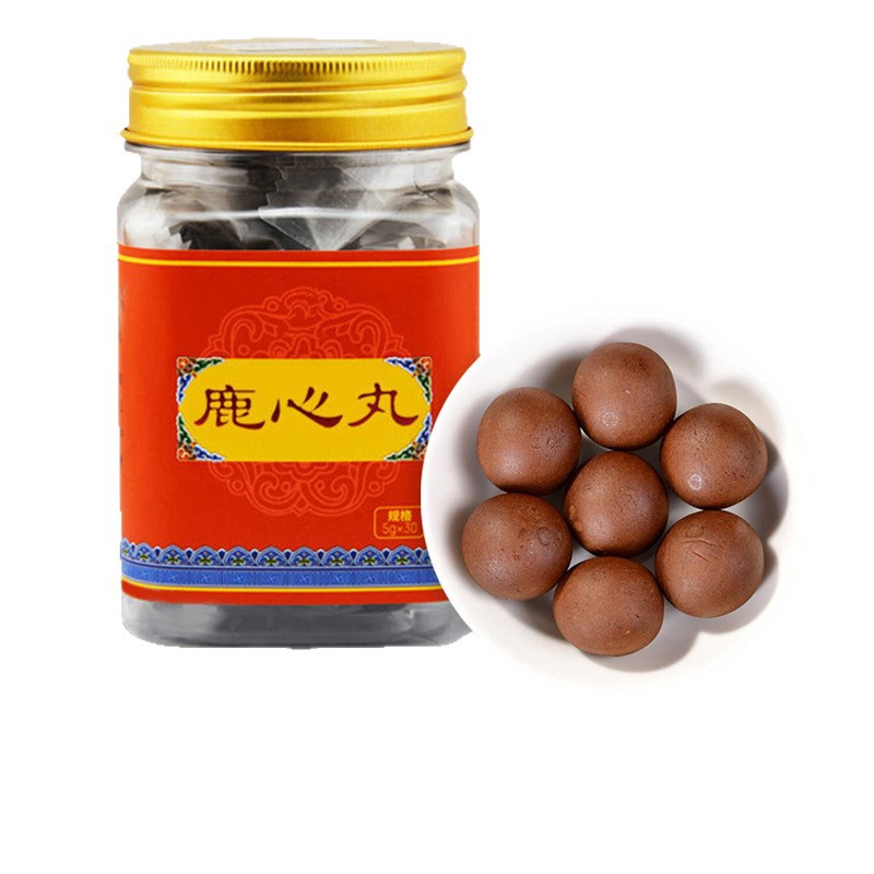 Lu Xin Wan Oem Processing Manufacturer Formula Specifications Customization Northeast Specialty Sika Deer Heart Pills Oem Processing