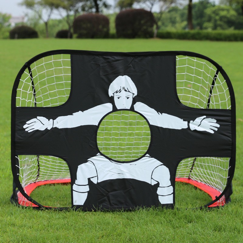 Children's Character Portable Rebound Toy Goal Frame Outdoor Folding Training Shooting Target Cloth Children's Football Gate
