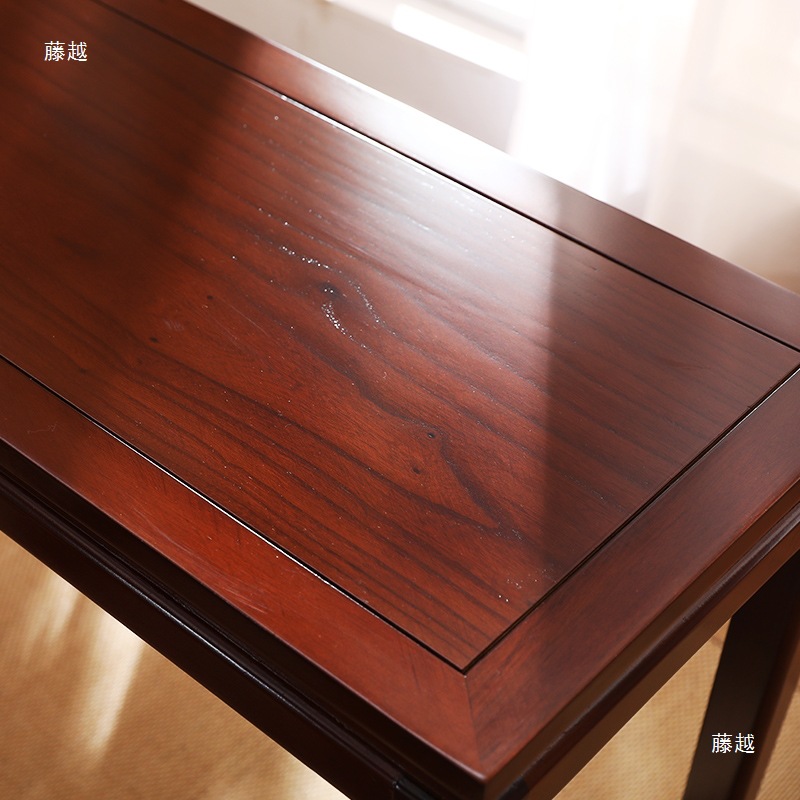 Guqin Table and Stool Resonance Table Solid Wood Simple New Chinese Style Calligraphy and Painting Table Chinese Studies Desk Calligraphy Table Zen Tea Table