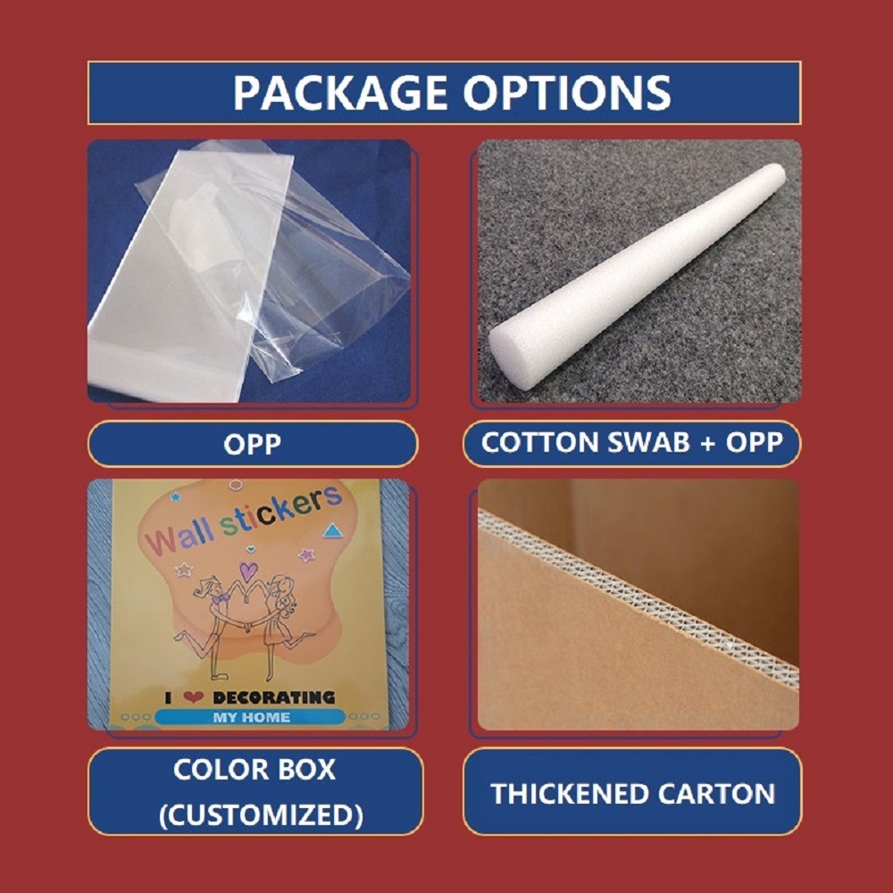 Aipin Dd3909 New Simple Red Maple Leaf Sticker Cabinet Sticker Room Living Room Cabinet Decoration Self-Adhesive