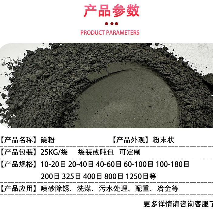Magnetic Powder, Hematite Powder, Heavy Media Powder for Sewage Treatment and Coal Washing, Iron Powder for Heating Patches, Reduced Iron Powder, Atomized Iron Powder