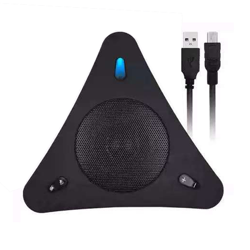 Noise Reduction Speaker USB Desktop Microphone 5m Dedicated Microphone Speaker for Audio and Video Conferencing