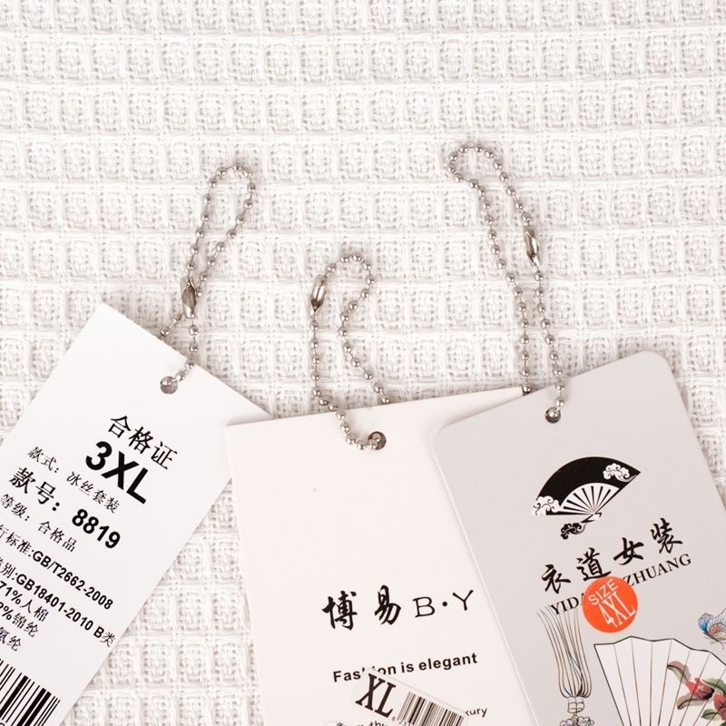 Stainless steel tag bead chain toy chain environmental protection metal glass bead chain clothing luggage copper bead chain iron ball chain