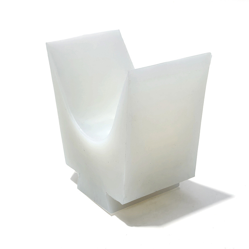 White Silicone Head, Non-Foamed Silicone, Front and Rear Shoe Bundling Machine Parts, Specifications: Hard, Elastic, Factory Supply, Elastic and Durable