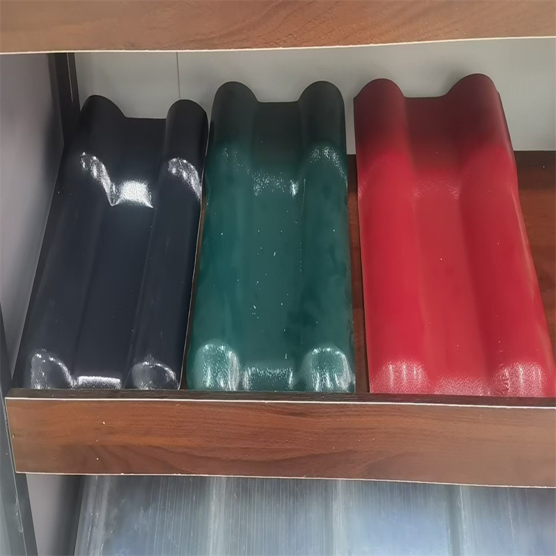 Manufacturer Customized Fiberglass Resin Tiles, Antique Tiles, Roof Construction Decoration, Thickeneded Insulation Tiles