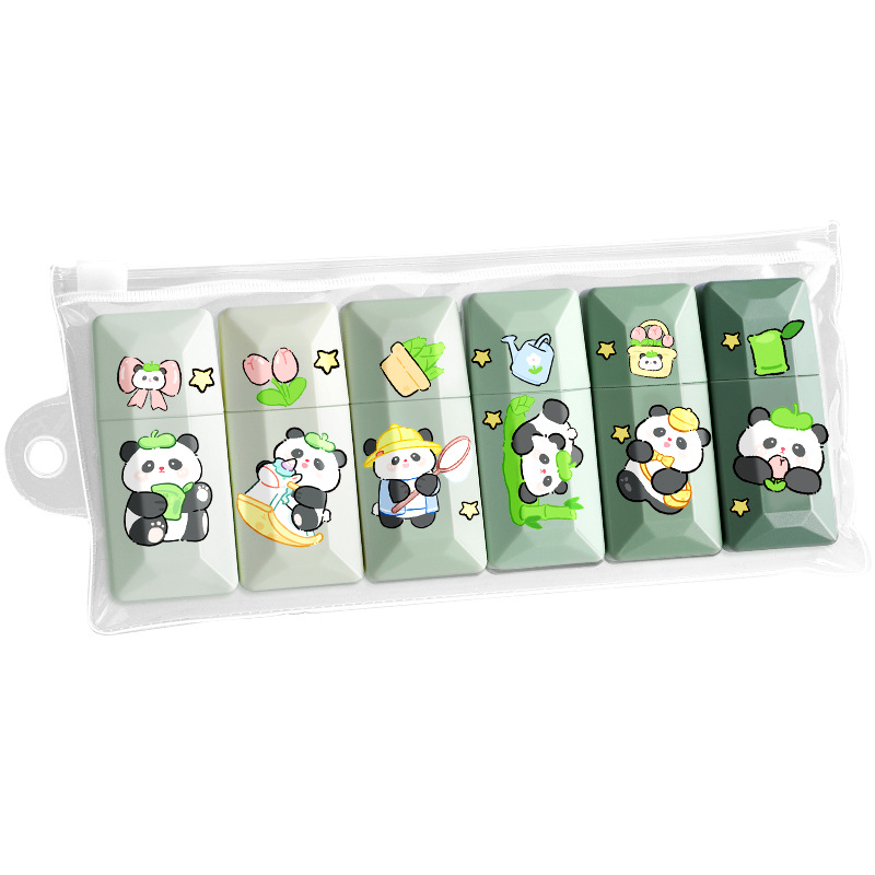Gradual Change Correction Tape Panda Bamboo Clove Style New Student Correction Tape Large Capacity Smooth Correction Tape