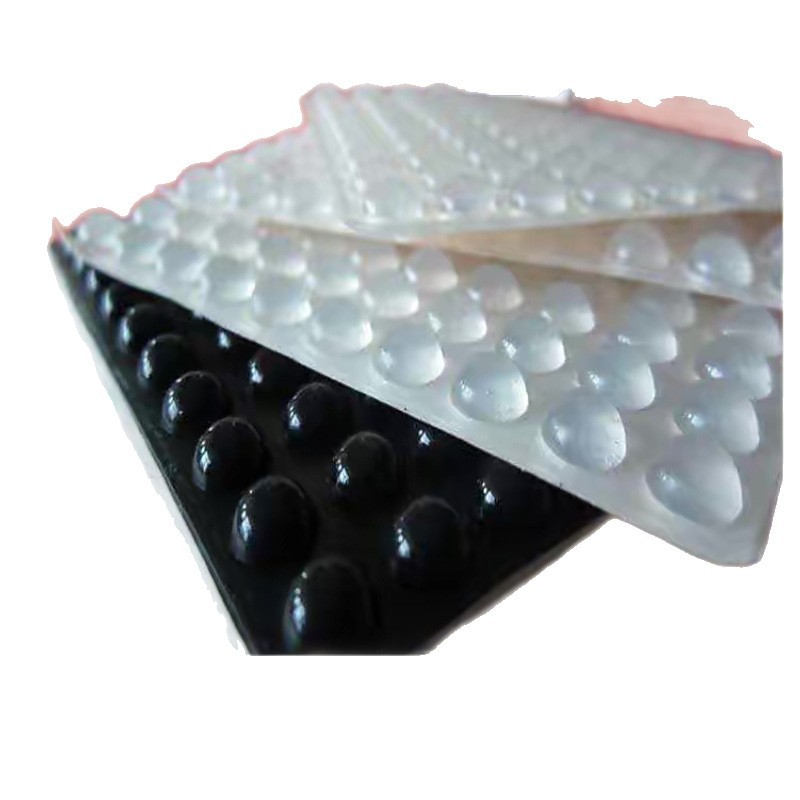 Wholesale Anti-Slip Semi-Circular Transparent Anti-Slip Shock-Absorbing Silicone Pads Anti-Collision Silicone Rubber Granules Cylindrical Glass Foot Pads
