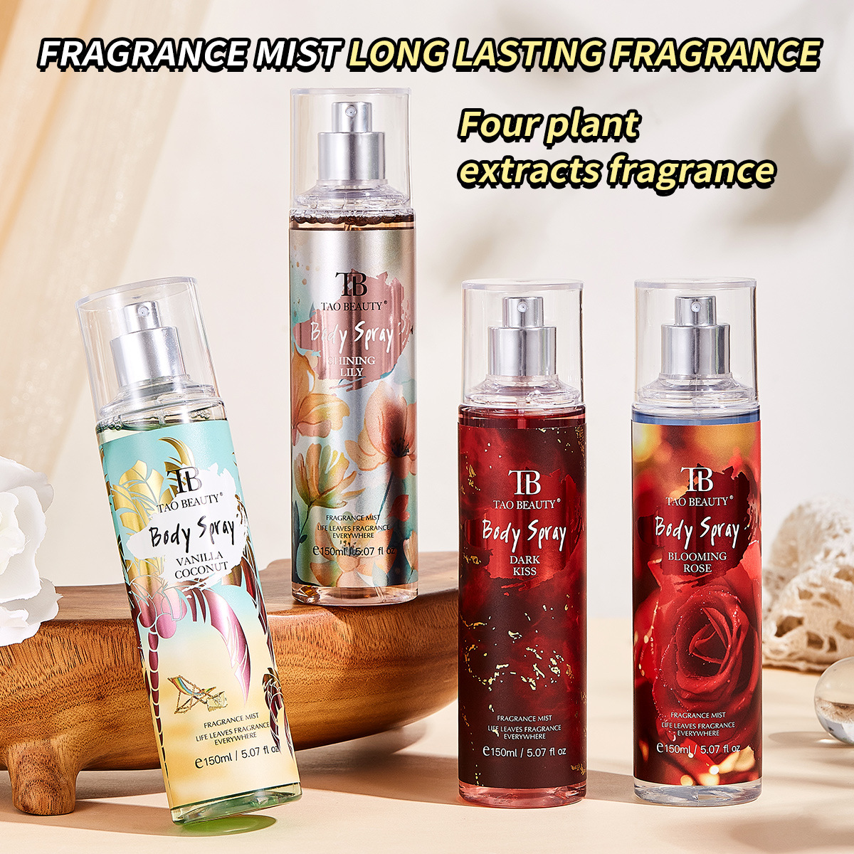 Cross-Border Exclusive Tao Beauty Perfume Alcohol-Free Fragrance Spray Perfume Arabian Popular Perfume Wholesale