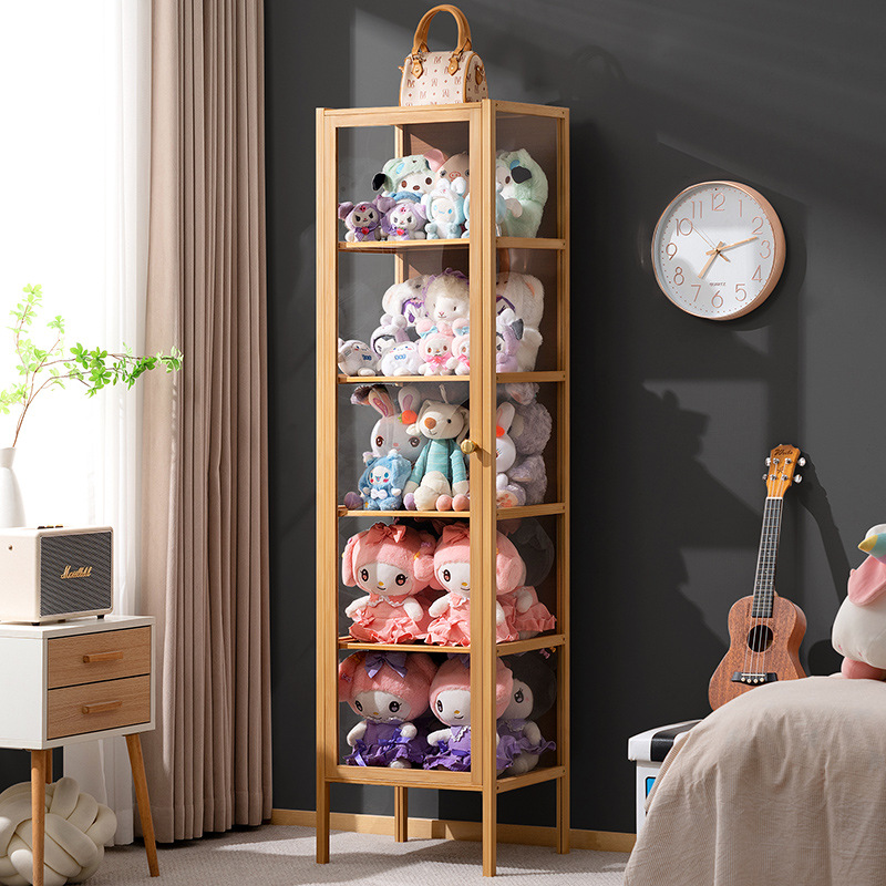 Напольный витринный шкаф, простой шкаф для хранения в гостиной, спальне и офисе, книжный шкаф