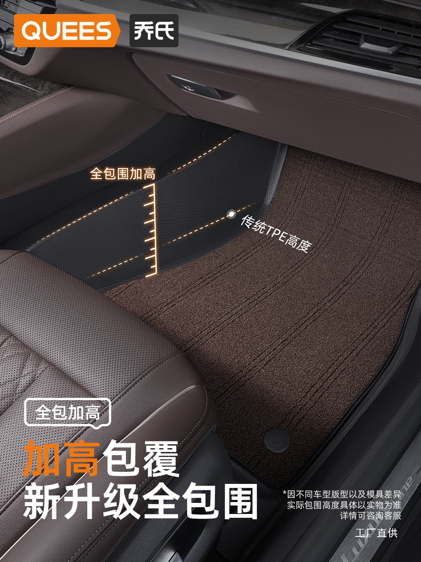 Joe's Tpe Car Floor Mats Fully Surround the Car Mats Xingyuan Camry Lavida Passat Accord Xingyue L Corolla