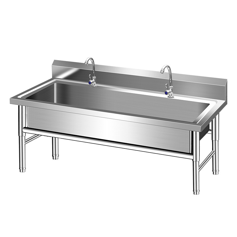 304 stainless steel mop pool floor type mop pool commercial sink home canteen school factory washing pool