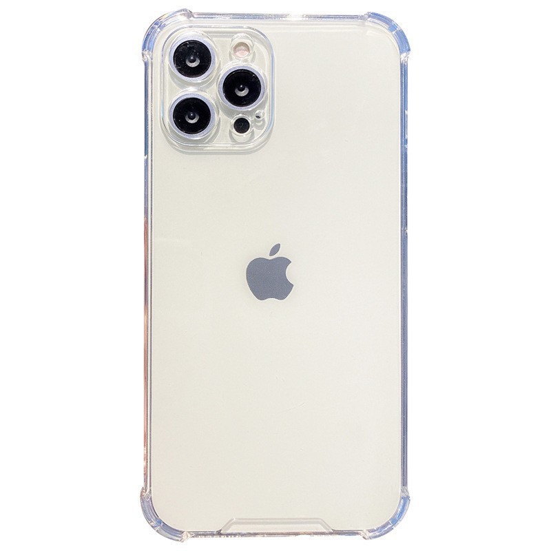 Four-Corner Airbag Suitable for Iphone16/11 Mobile Phone Case Apple 15 Silicone 14 Transparent Protective Cover Xr7P Soft Cover