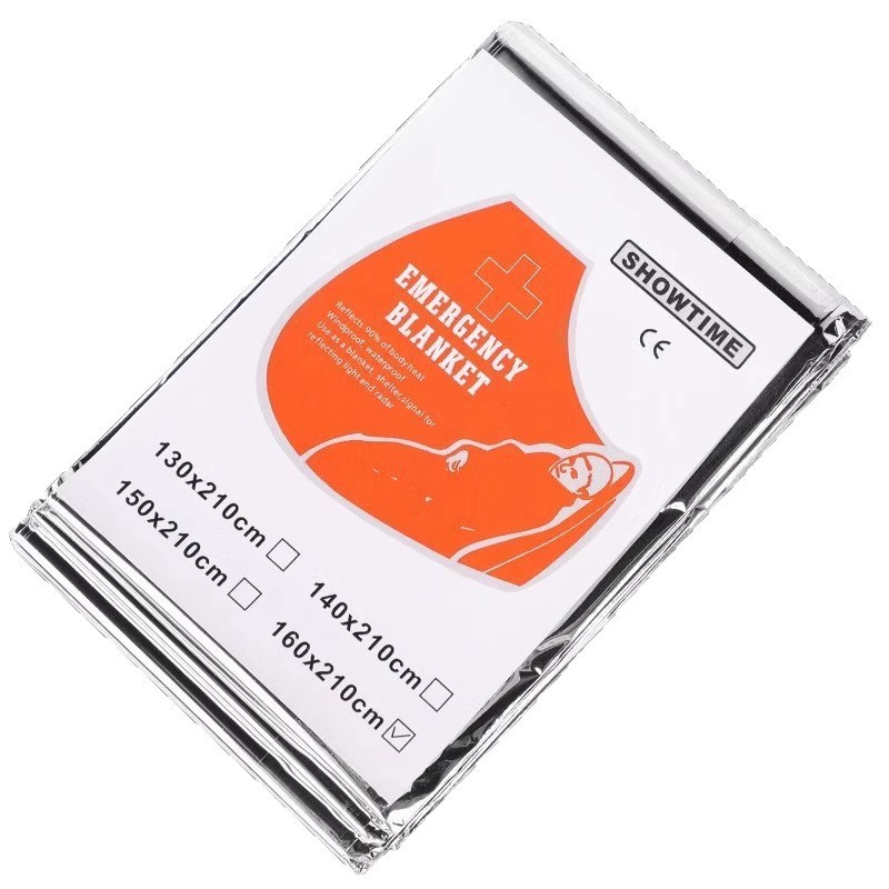 Outdoor Emergency Thermal Blanket, Anti-Freeze and Anti-Hyperthermia First Aid Aluminum Foil Blanket, Field Artifact, Marathon Survival Blanket Equipment