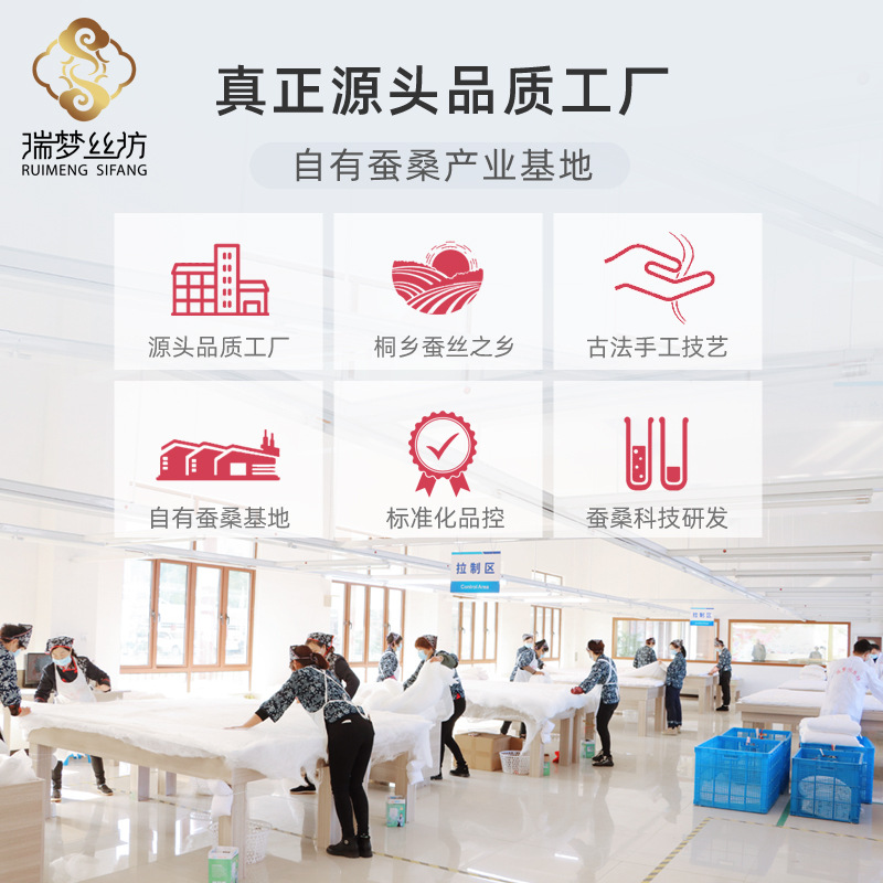 Shuanggong silk quilt 100 mulberry silk genuine goods class a cotton quilt cover handmade silk quilt core mother quilt source wholesale