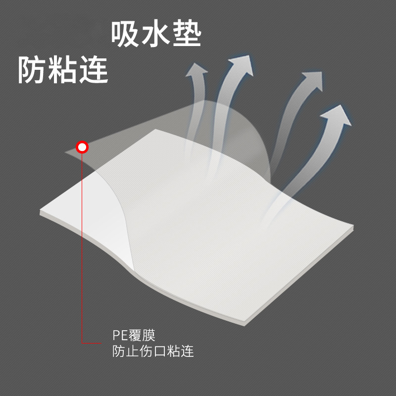 Hongsheng Breathable Umbilical Paste Navel Paste Breathable Baby Umbilical Paste 6*7cm Shanghai 10 Pieces