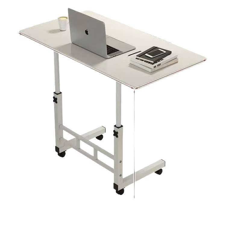 Bedside Table Can Be Raised and Lowered for Studying, Simple Bed Computer Desk for Bedroom, Movable Office Simple Desk
