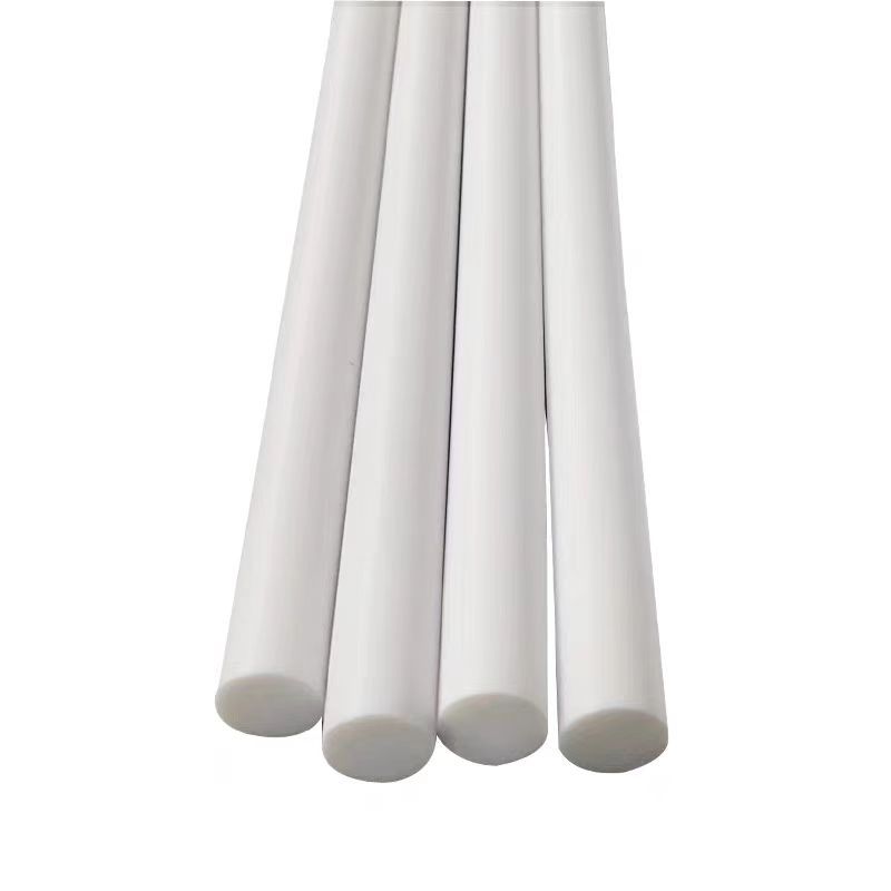 Teflon Rod PTFE Plastic Round Rod PTFE Rod White Teflon Rod Teflon Rod High Temperature Resistant Round Rod