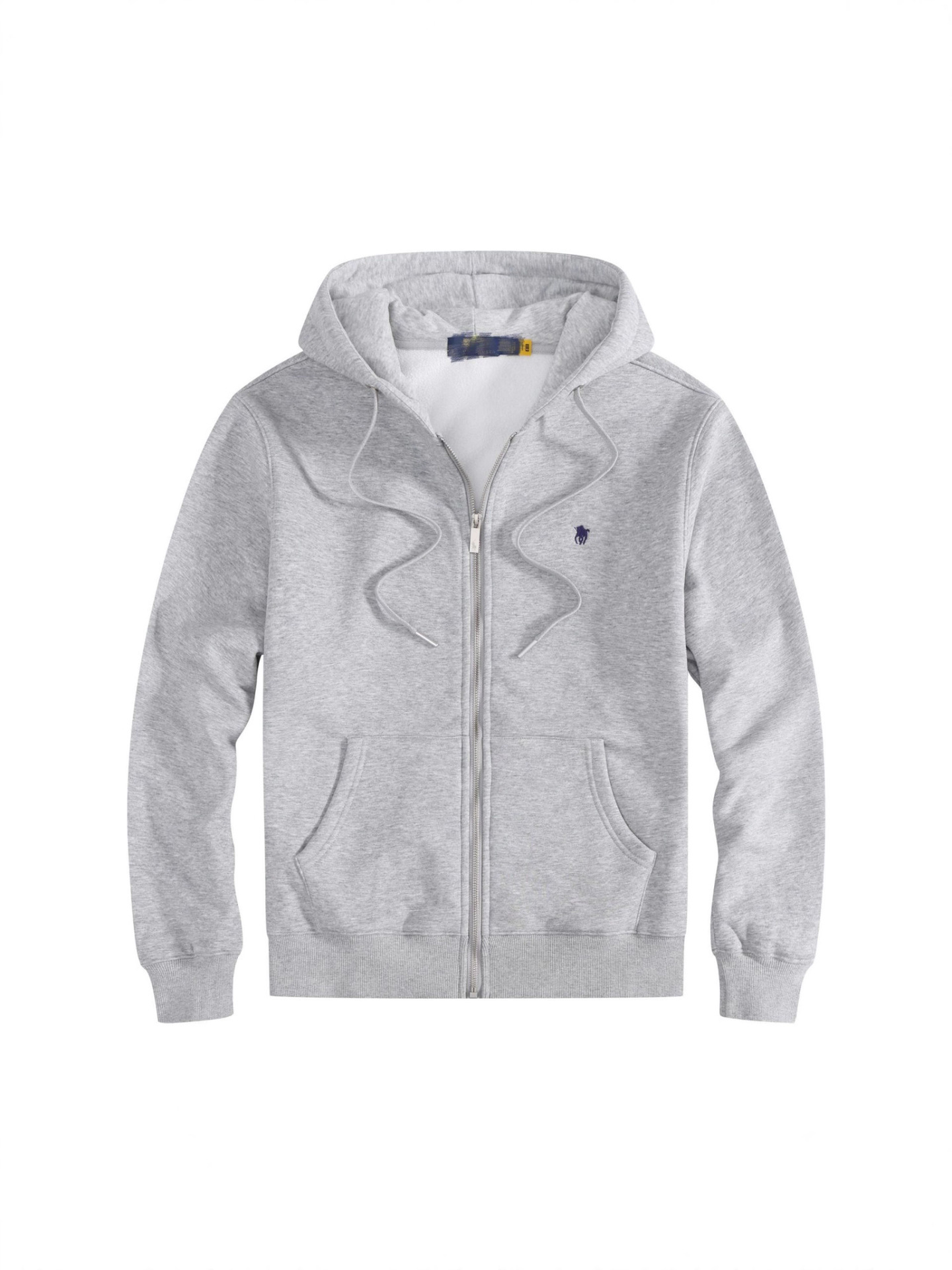 Cross-Border Trendy Brand Embroidered Thickened Polo Polo Casual Suit Couple Pony Logo Cardigan Hooded Sweatshirt Rl Jacket