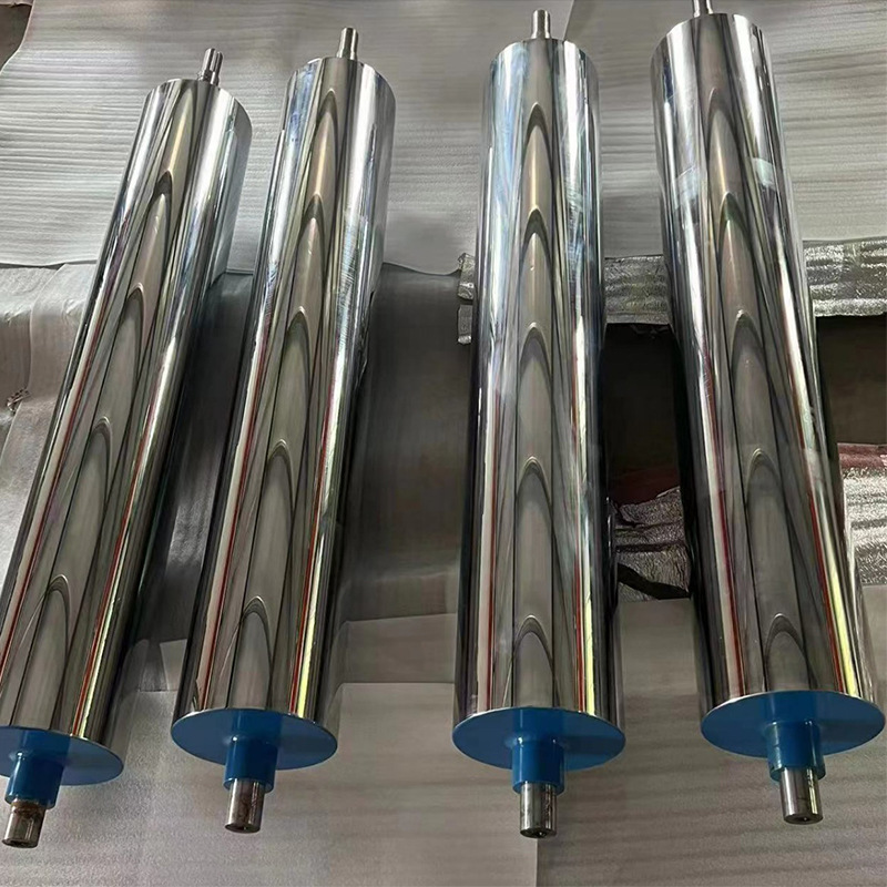 Manufacturer Wholesale Supply of Mirror Finish Rollers, Galvanized Chrome-Plated Shaft Rollers, Conveyor Line Polyurethane Electric Powered Rollers Factory