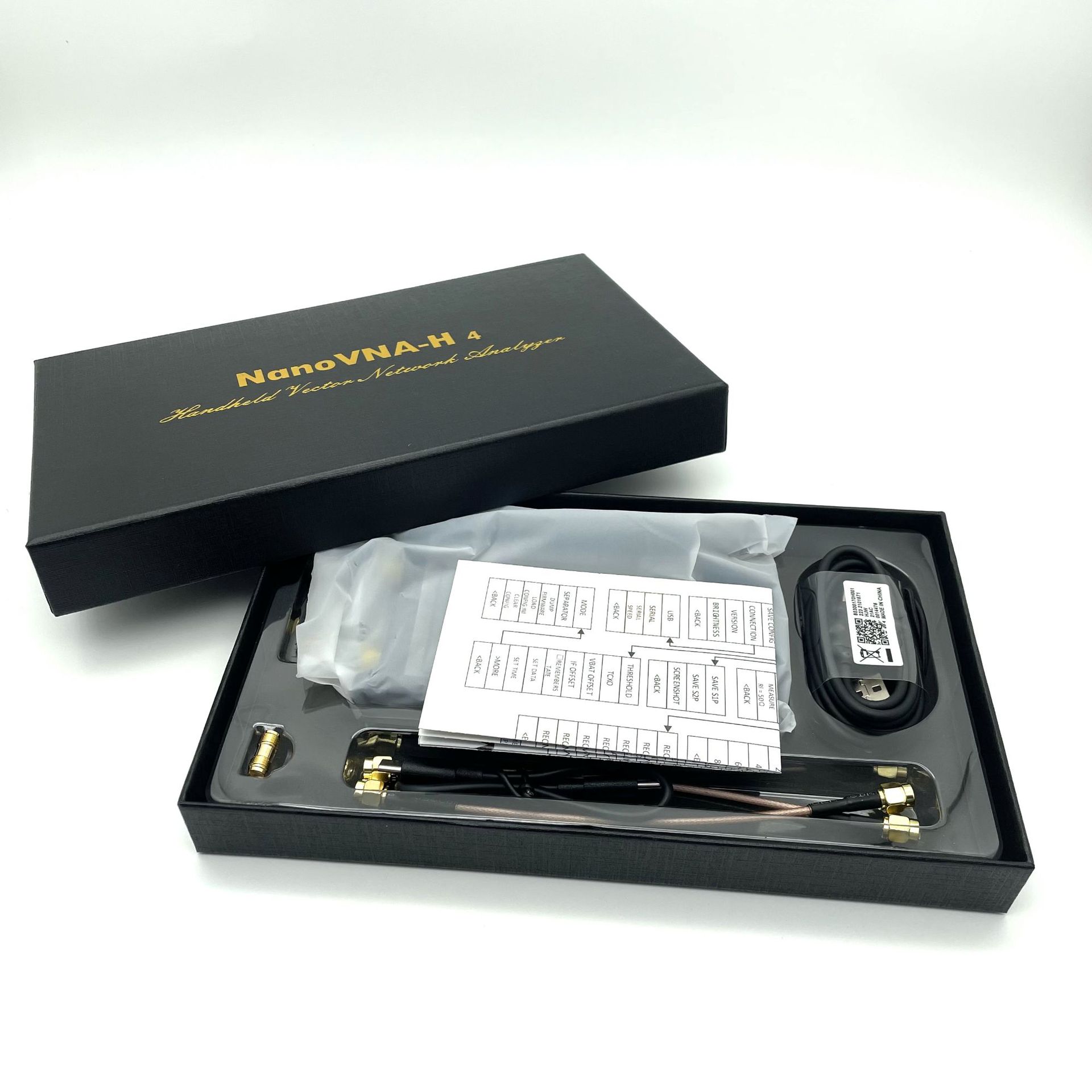 NanoVNA H4 vector network analyzer antenna analyzer shortwave MF HF VHF UHF talent